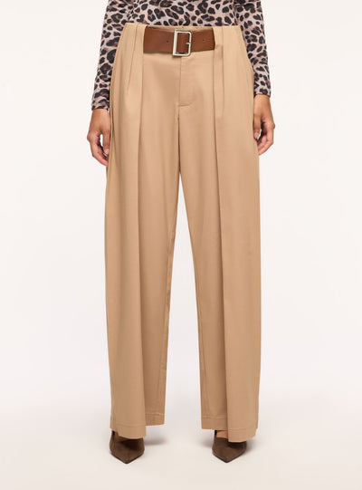 Pantaloni wide leg con cintura
