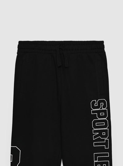 Pantaloni tuta lunghi con stampa college