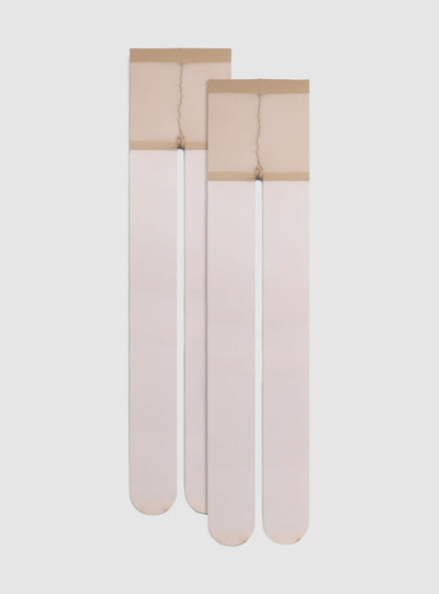 Pack 2 collant velati tinta unita