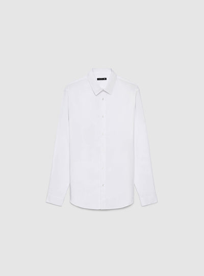 Camicia a maniche lunghe tinta unita