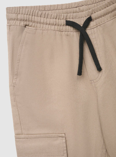 Pantaloni cargo lunghi a tinta unita