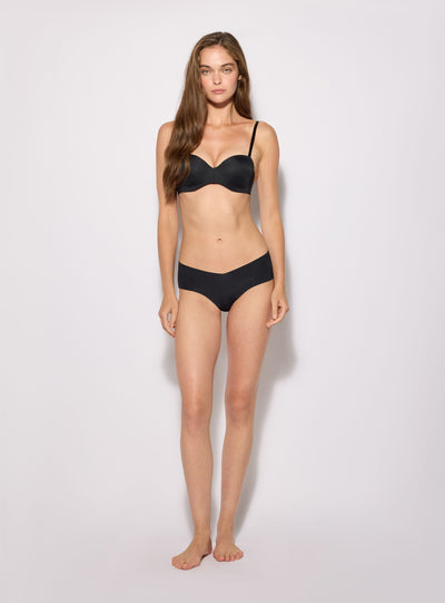 Reggiseno a fascia imbottito con spalline regolabili