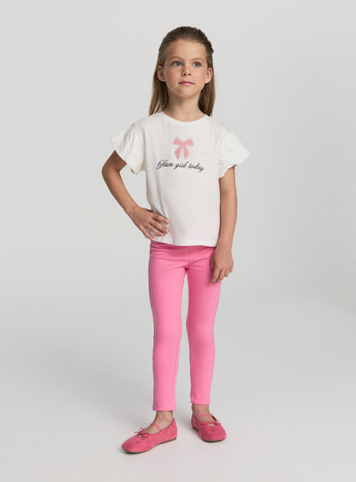 Jeggings légers élastiqués unis