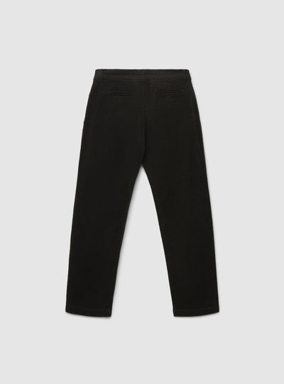 Pantaloni chino in velluto a coste con pences