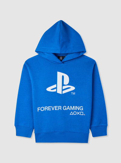 Felpa con cappuccio con stampa playstation®