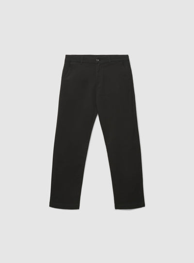 Pantaloni chino straight a tinta unita