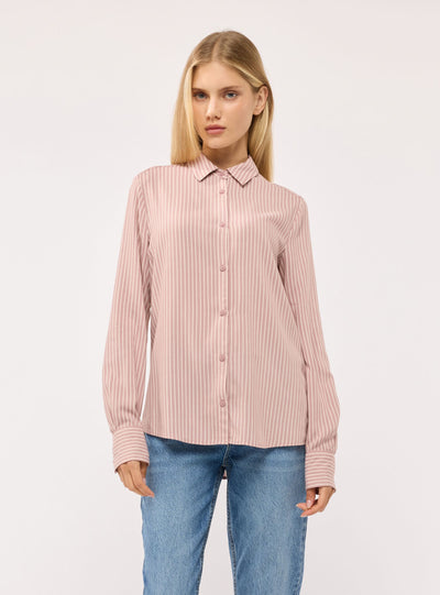 Camicia ampia a righe