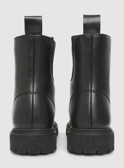 Stivaletti con zip e inserti elastici