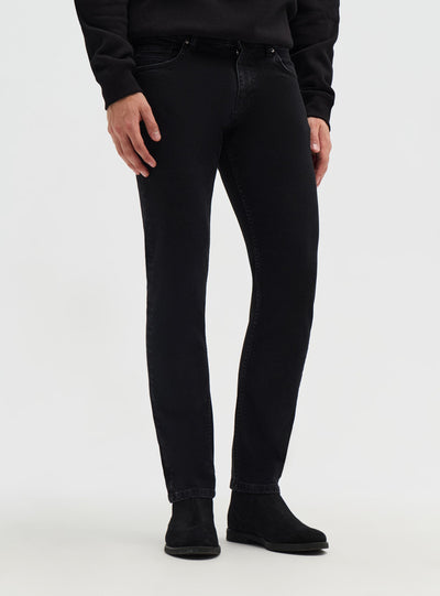 Jeans regular tinta unita