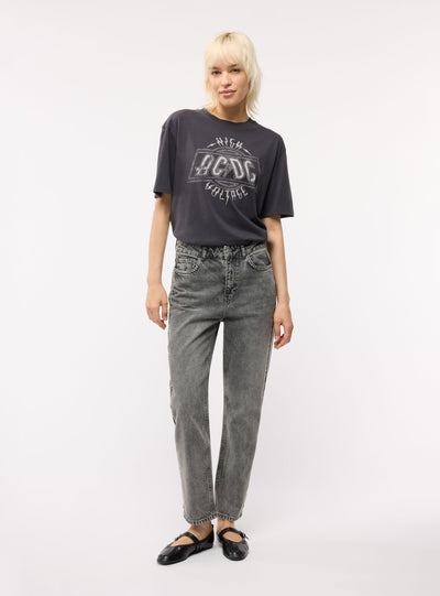 T-shirt ampia con stampa AC/DC
