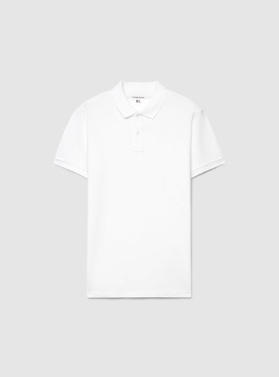 T-shirt polo a tinta unita