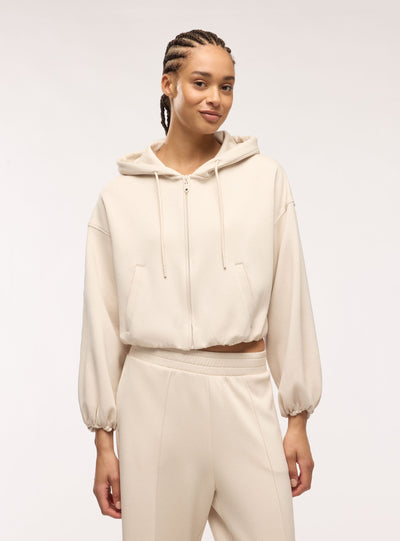 Felpa con cappuccio e zip
