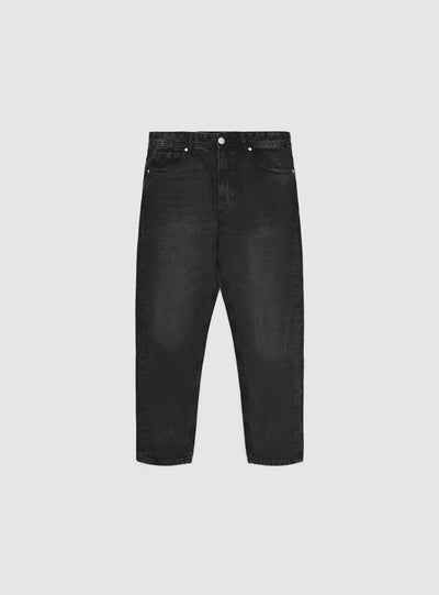 Jeans relaxed a tinta unita
