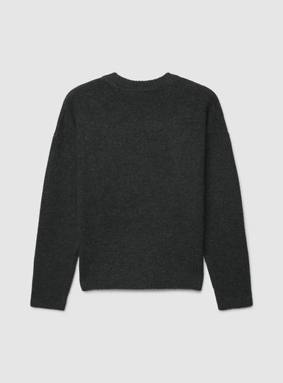 Maglia girocollo a tinta unita