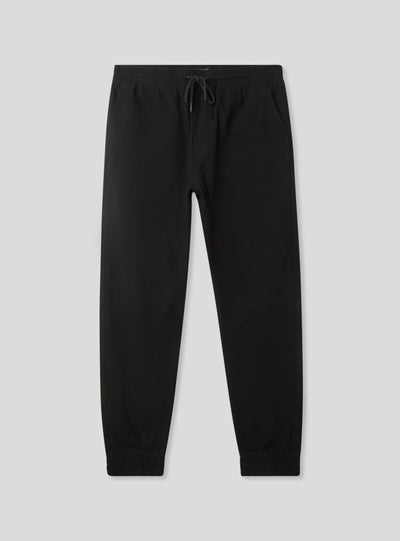 Jogger trousers with drawstring and cuffs