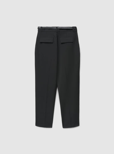 Pantaloni chino con pinces e cintura