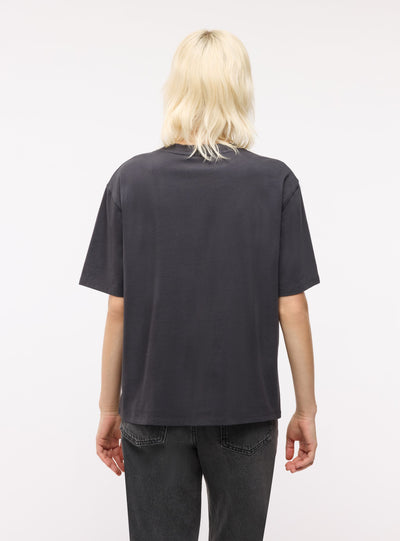 T-shirt ampia con stampa Nirvana