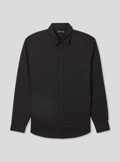 Camicia popeline stretch tinta unita