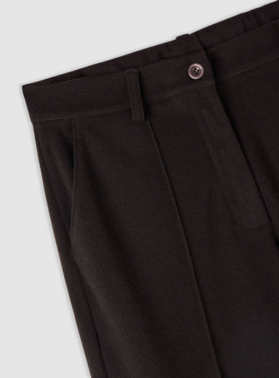 Wide-Leg-Hose mit Biese