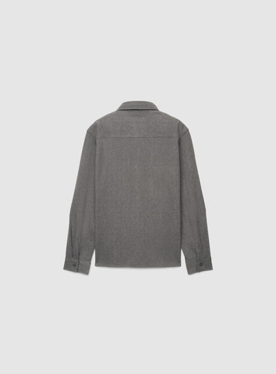 Camicia shacket con tasche a patta