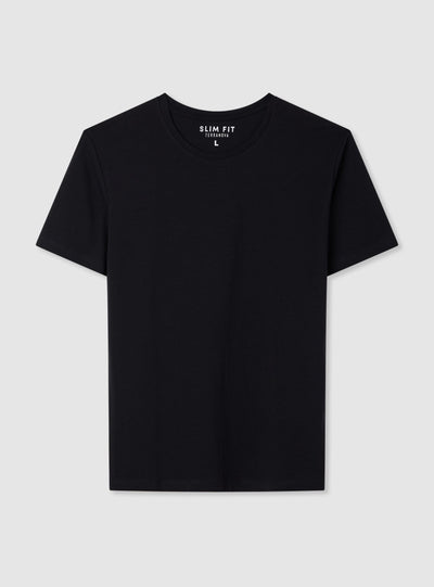 T-shirt aderente a tinta unita