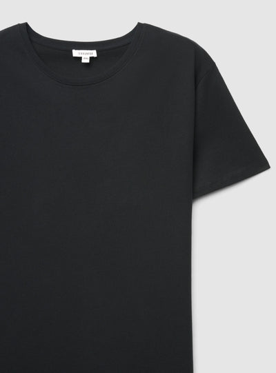 T-shirt maxi a tinta unita