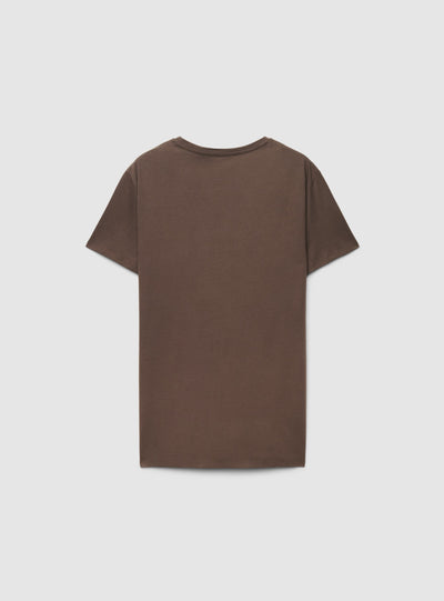 T-shirt maxi a tinta unita