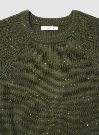 Maglia girocollo a coste