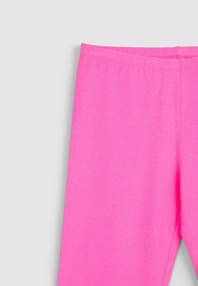 Solid colour cycling leggings