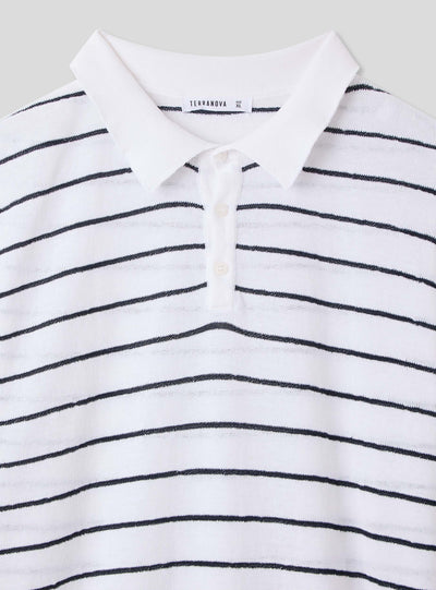 Gestreiftes Poloshirt