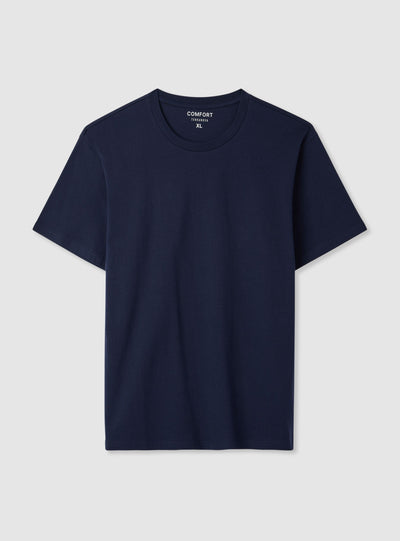 T-shirt comfort fit a tinta unita