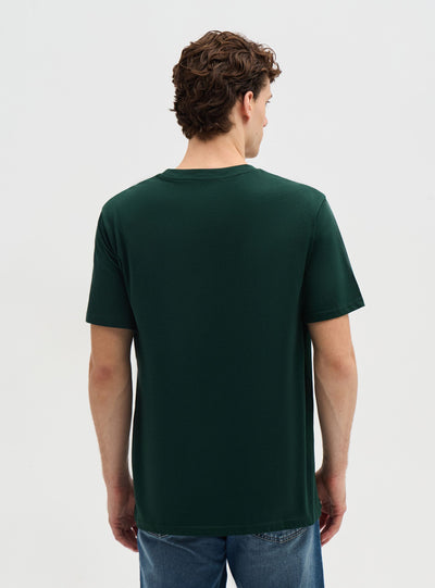 T-shirt comfort con stampa college