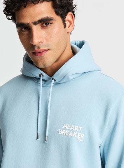 Felpa con cappuccio e stampa scritta