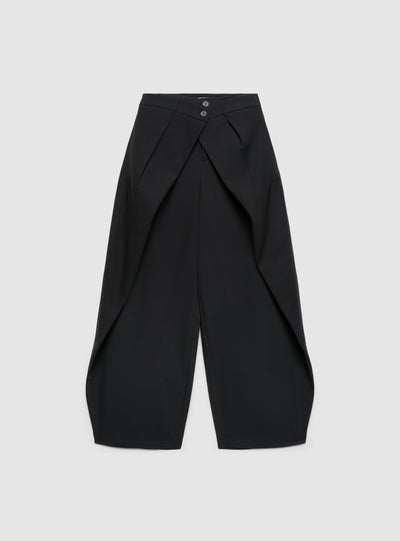 Pantaloni lunghi con pannelli incrociati