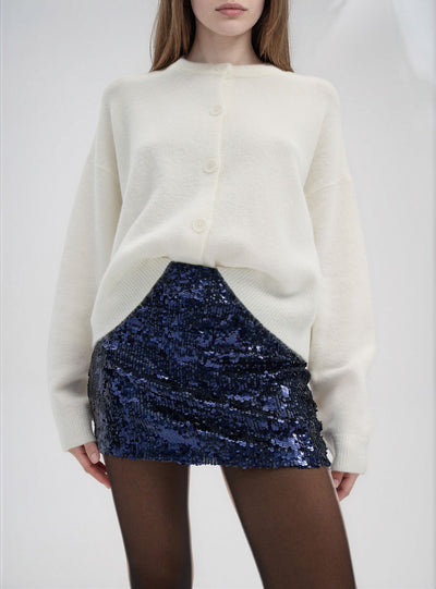 Skort con paillettes