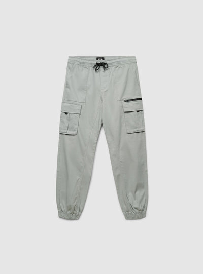 Pantaloni cargo con coulisse e tasche