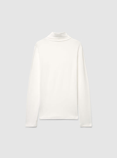 T-shirt a maniche lunghe con collo alto