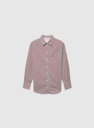 Camicia ampia a righe