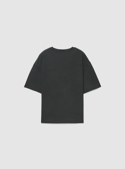 T-shirt boxy con stampa patch
