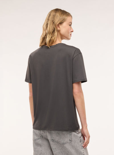 T-shirt ampia con stampa