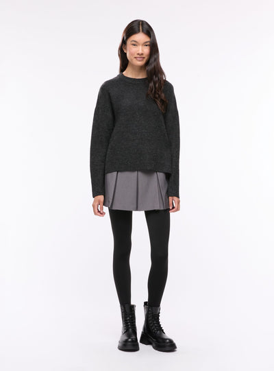 Double-layered nude effect tights