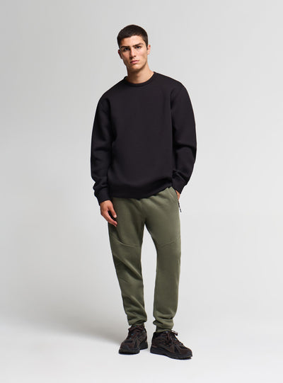 Pantaloni tuta con zip e coulisse