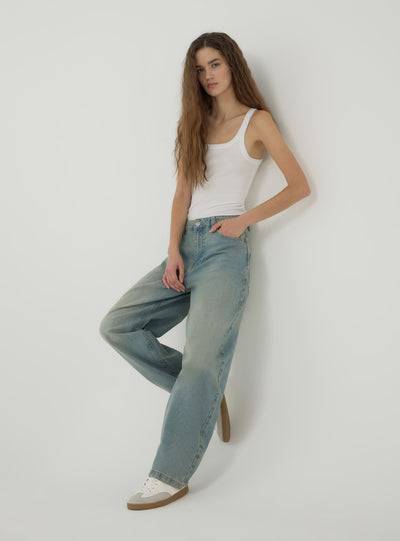 Jeans balloon sovratinto