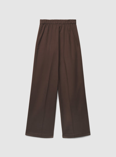 Pantaloni wide leg effetto mélange