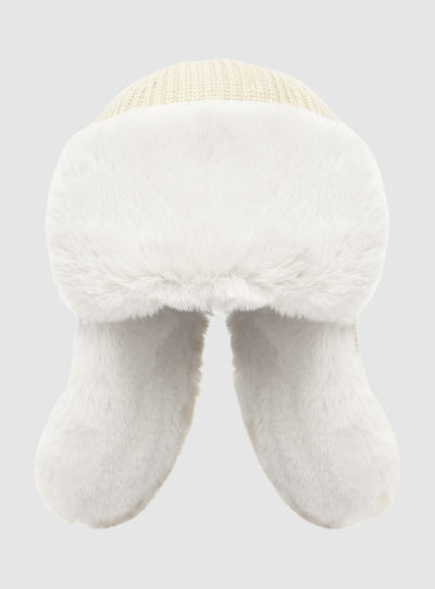 Aviator hat with ear flaps