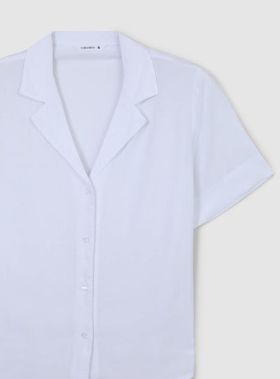 Camicia ampia maniche corte