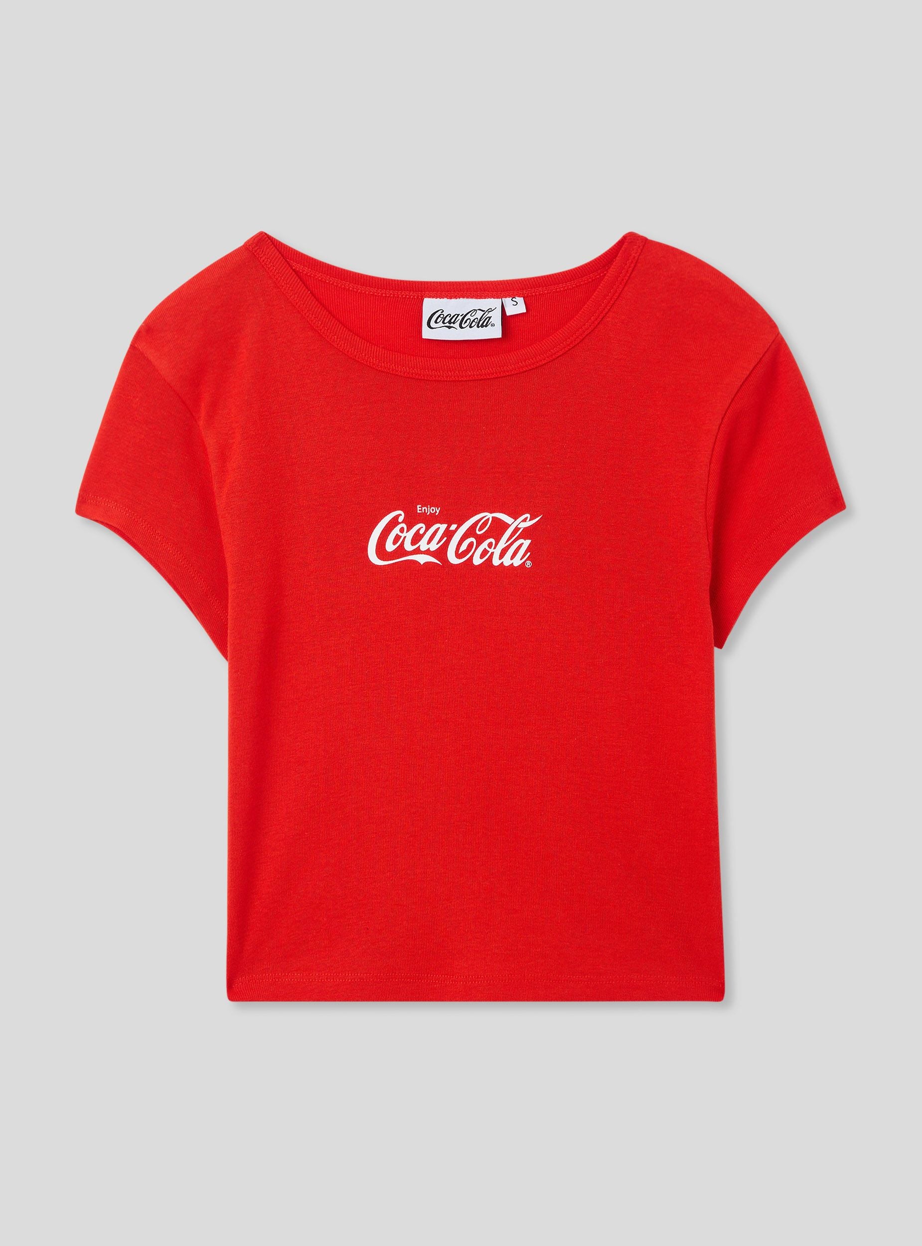 Sab 867 Crop-T-Shirt mit Coca-Cola®-Aufdruck - Terranova