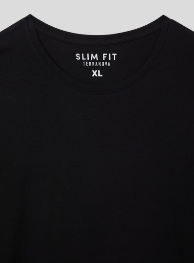 T-shirt slim fit tinta unita