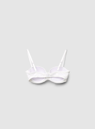 Reggiseno a fascia imbottito con spalline regolabili