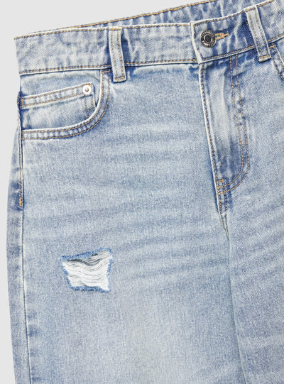 Jeans balloon con strappi